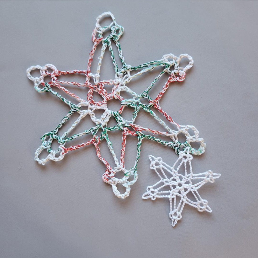 8" Colorful Snowflake