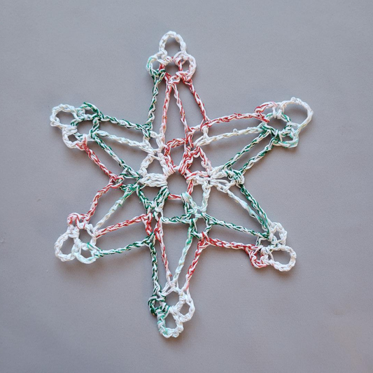 8" Colorful Snowflake