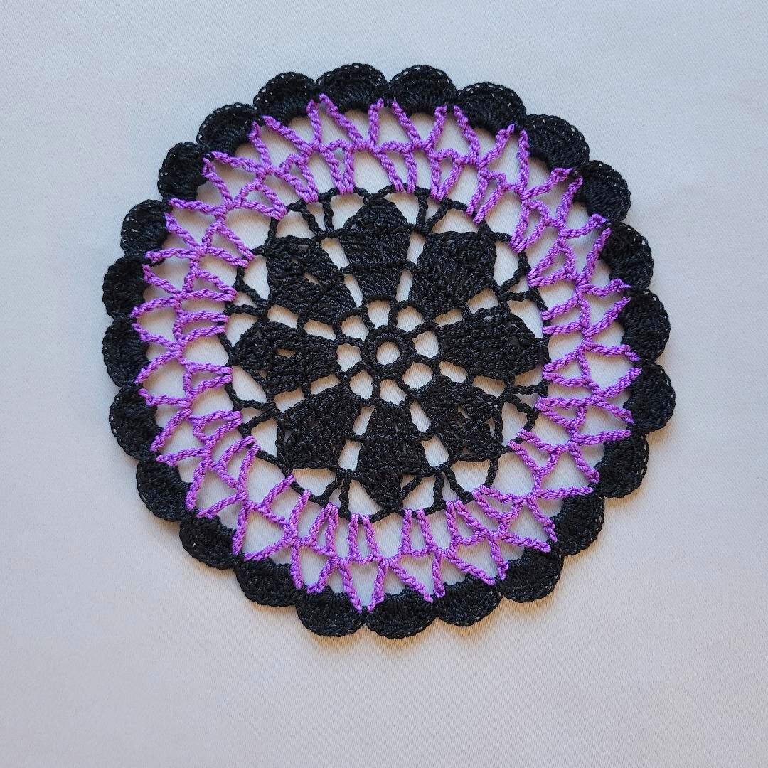 Halloween Beautiful Small 7" Doily