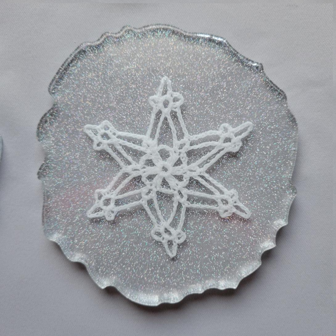 Winter Snowstorm Coaster Set