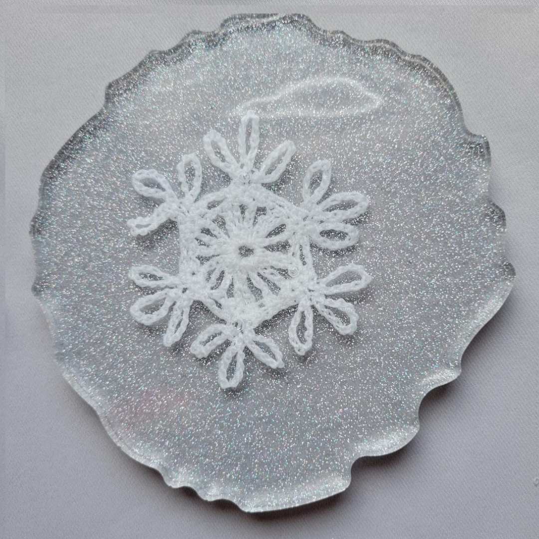 Winter Snowstorm Coaster Set