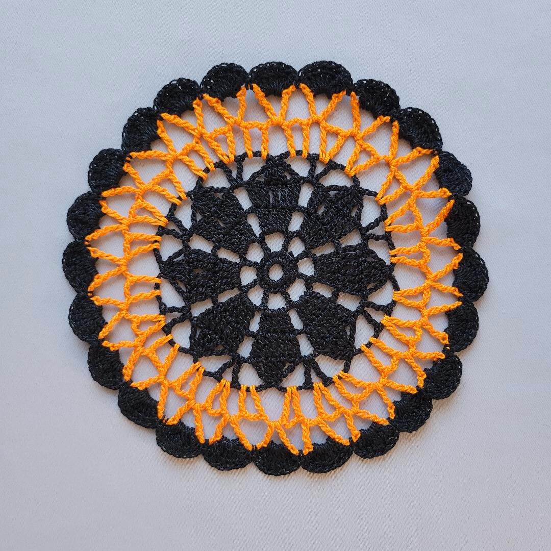 Halloween Beautiful Small 7" Doily