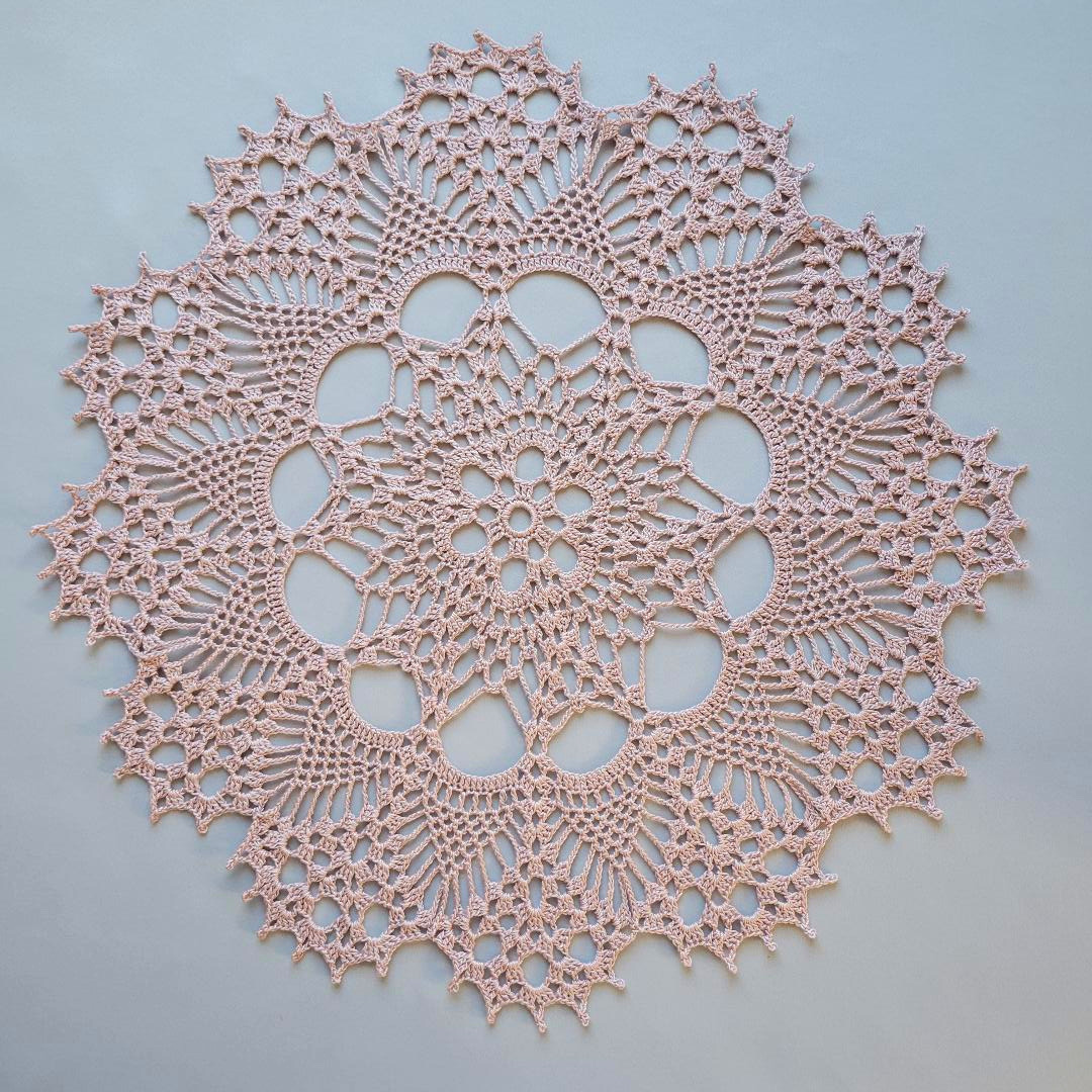 Only Five Antique 16" Doily