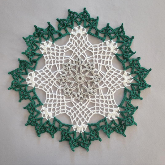 Antique 11" Christmas Doily