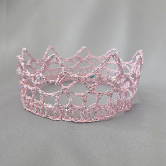 Light Pink/Silver 6" Crown IV