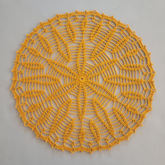 Strawflower 13 1/2" Doily