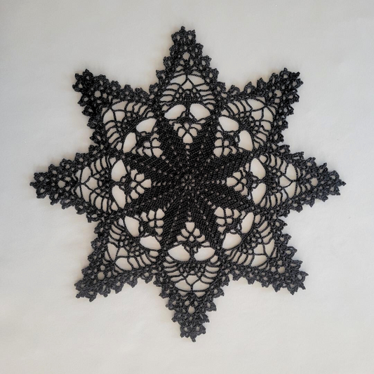 Black Star 16" Doily