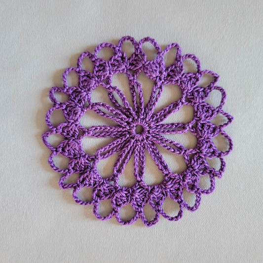 True Blue 3 1/2" Mini Doily