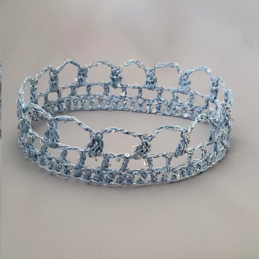 Blue/Silver 6" Crown IV