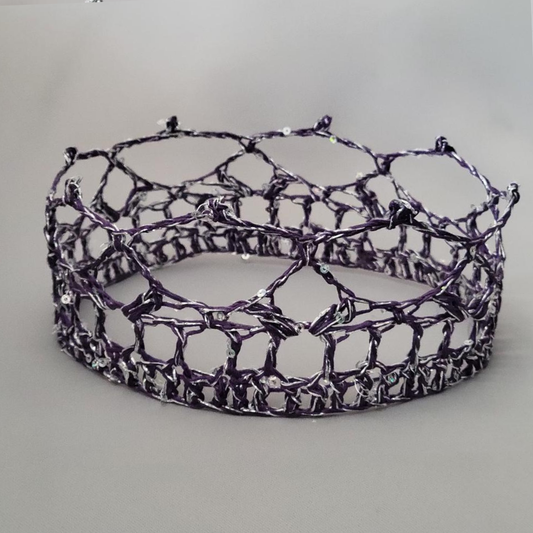 Purple/Silver 6" Crown II