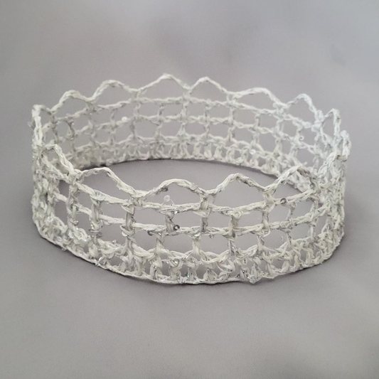 White/Silver 6" Crown I