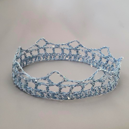 Blue/Silver 6" Crown III