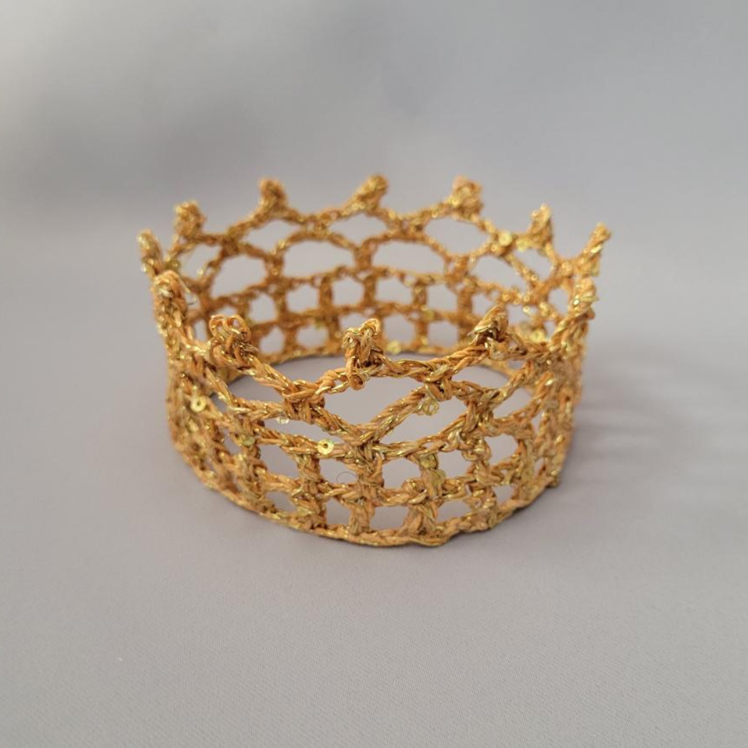 Dark Gold 3 1/2" Pet Crown