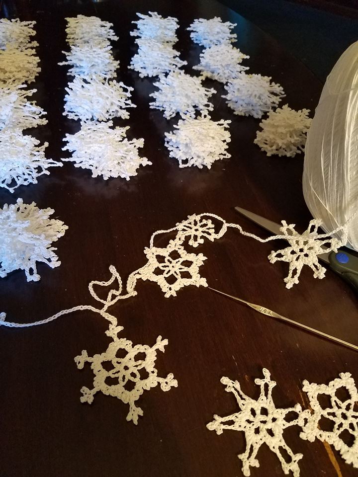 Snowflake Garland:  A True Story