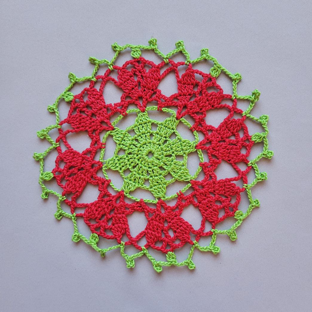 Penny 6" Christmas Doily
