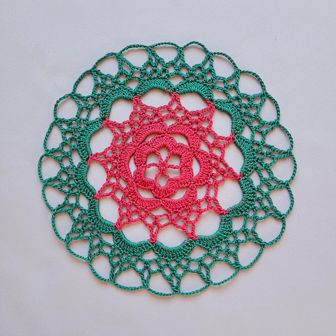 Gothic Mood Plus 7 1/2" Christmas Doily