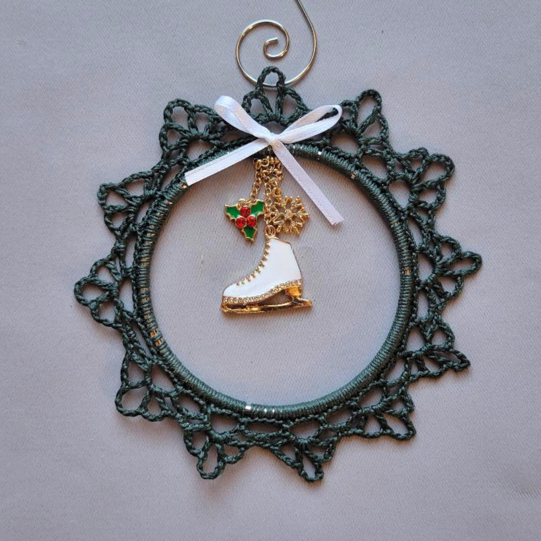 Let's Skate Wreath Ornament