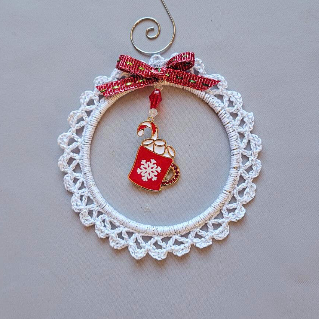 Cup of Cocoa Wreath Ornament