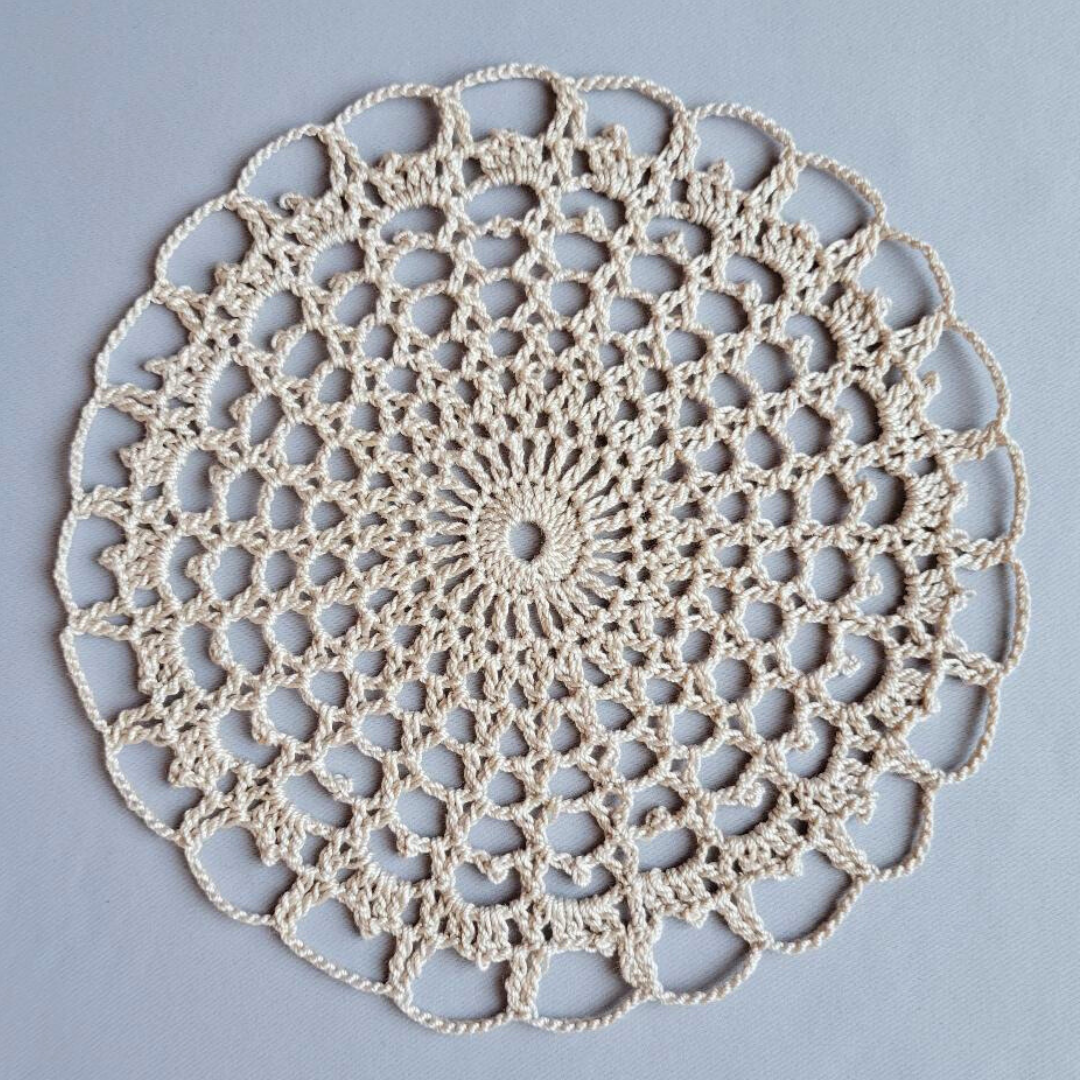 Claim to Fame Center 6 1/2" Doily