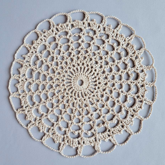 Claim to Fame Center 6 1/2" Doily