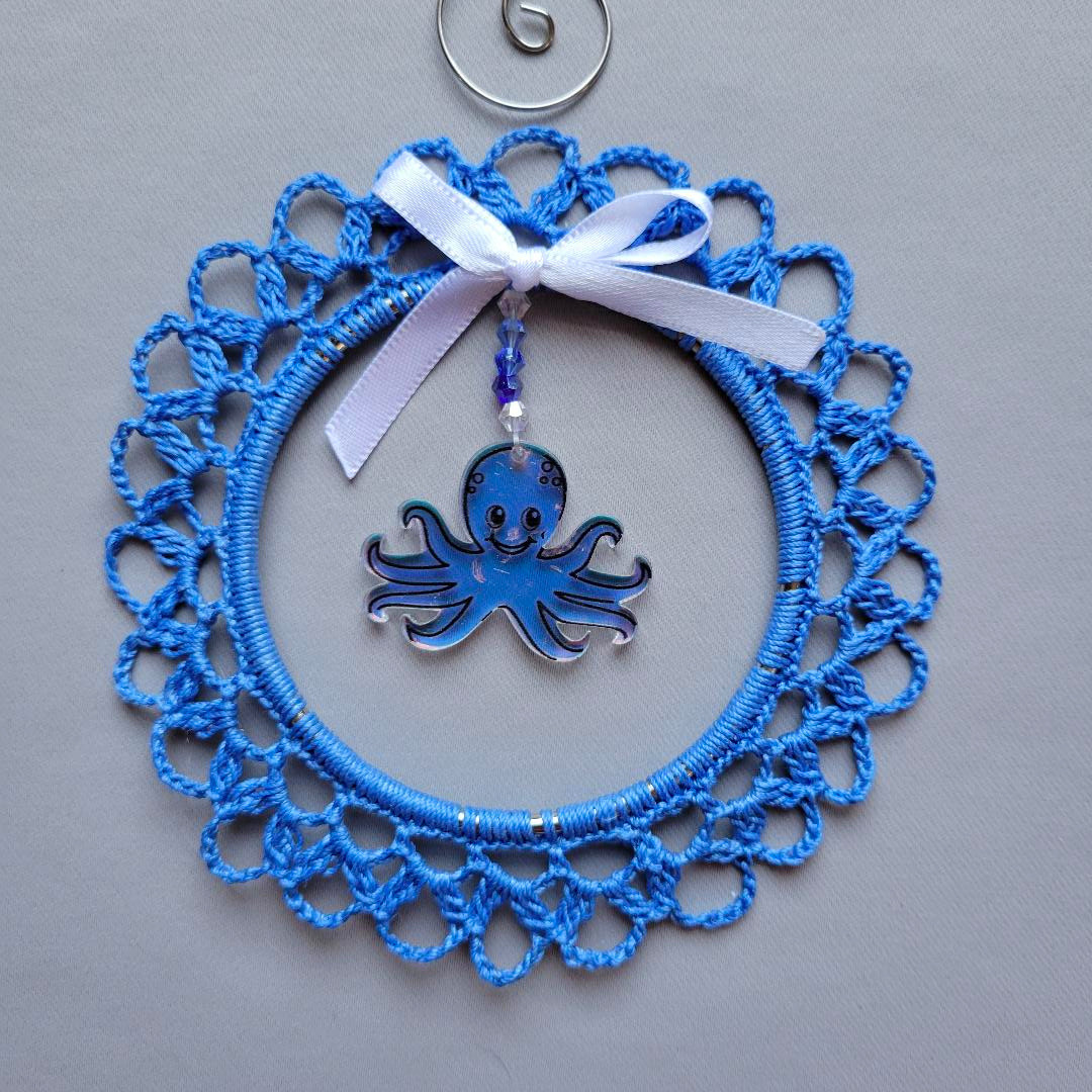 Friendly Octopus Wreath Ornament