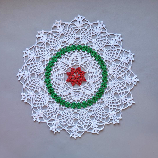 Citron 13" Christmas Doily