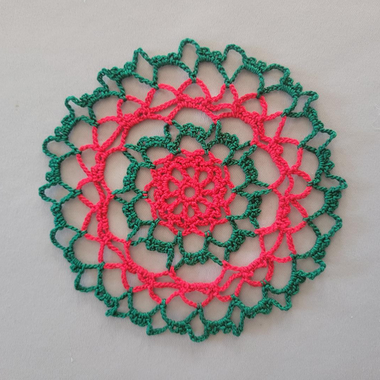 Perennial Center 6" Christmas Doily