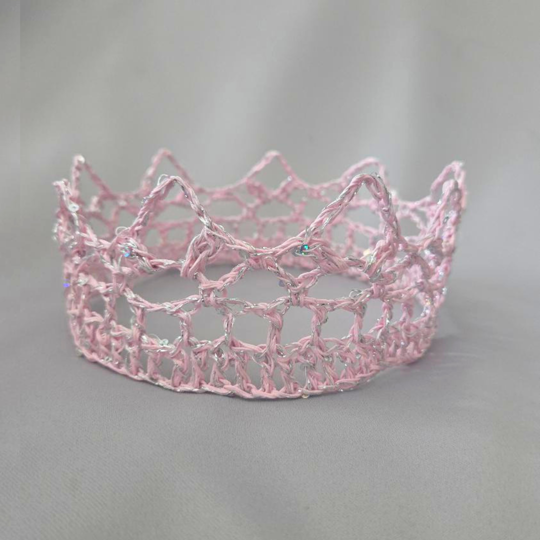 Light Pink/Silver 6" Crown IV
