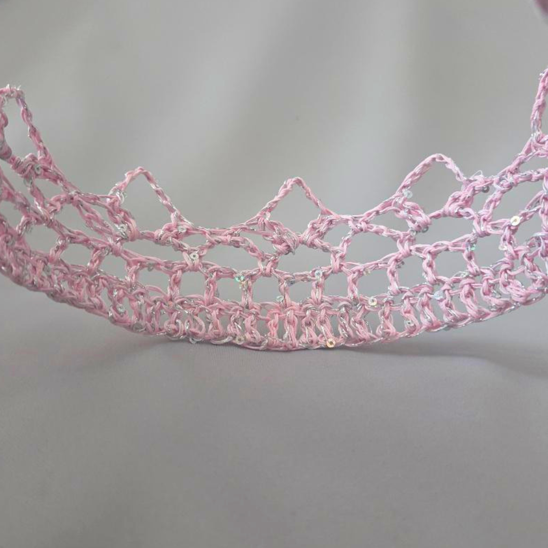 Light Pink/Silver 6" Crown IV