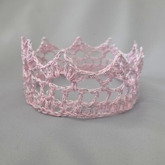 Light Pink/Silver 6" Crown III