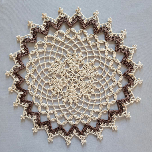 Carnation 11" Doily