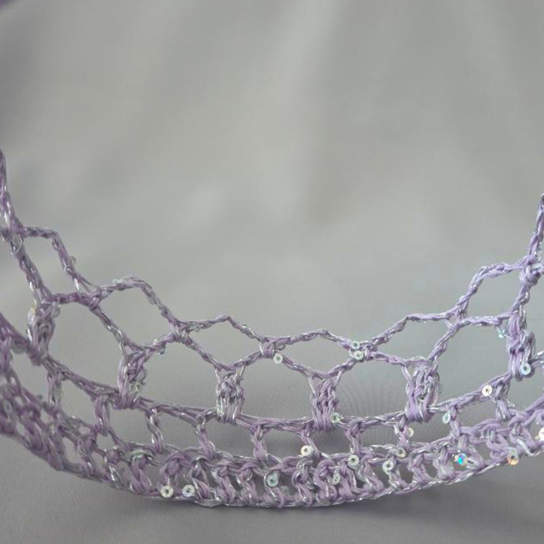 Lavender/Silver 6" Crown III