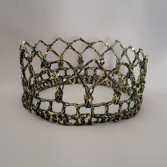 Dark Green/Gold 6" Crown I