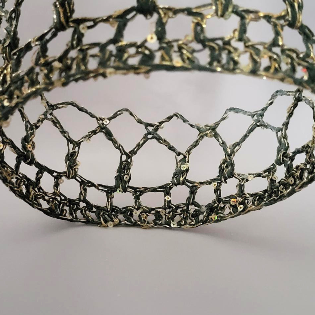Dark Green/Gold 6" Crown I
