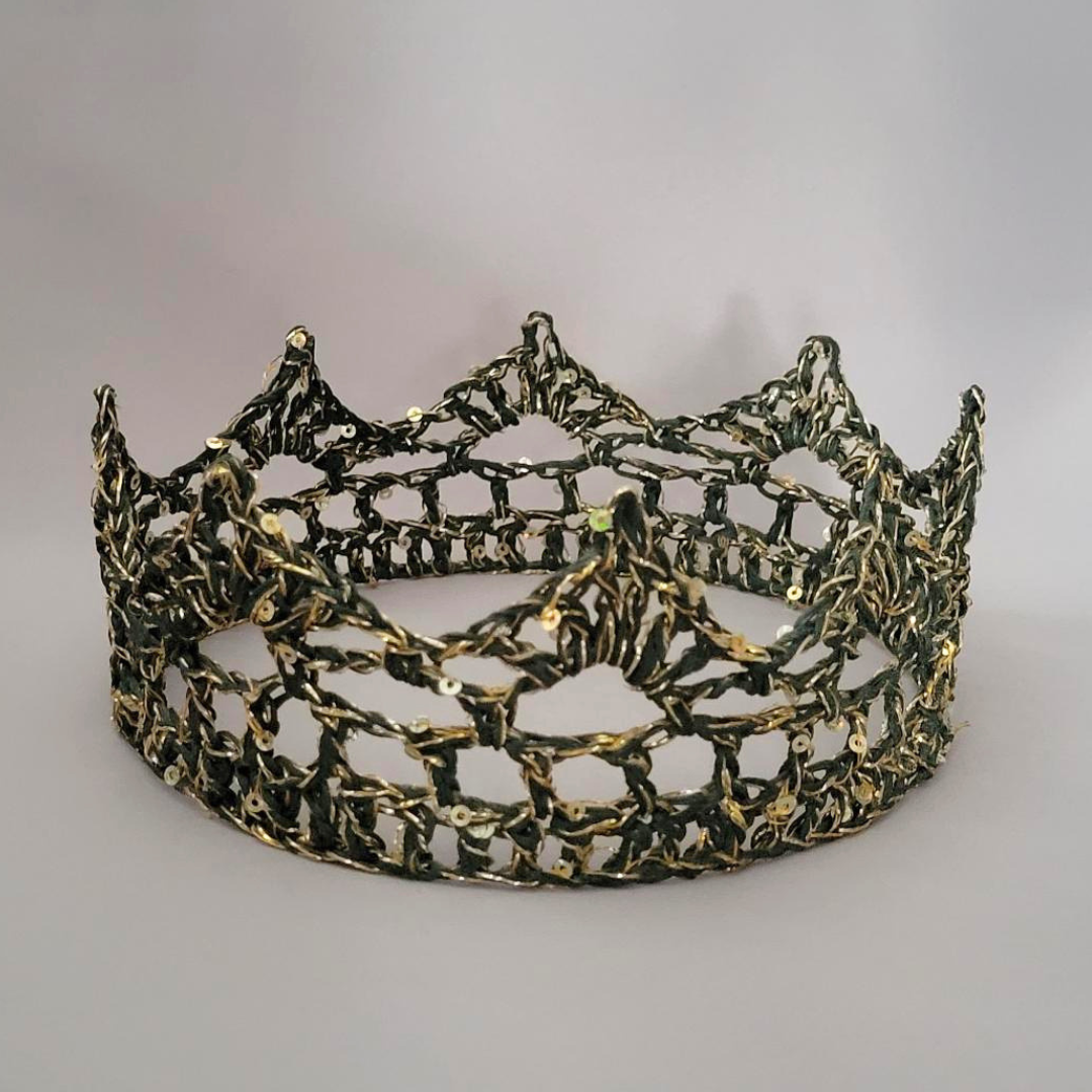 Dark Green/Gold 6" Crown II