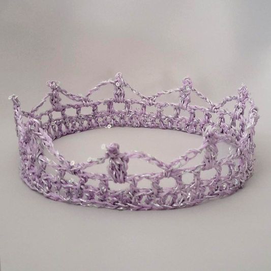 Lavender/Silver 6" Crown II