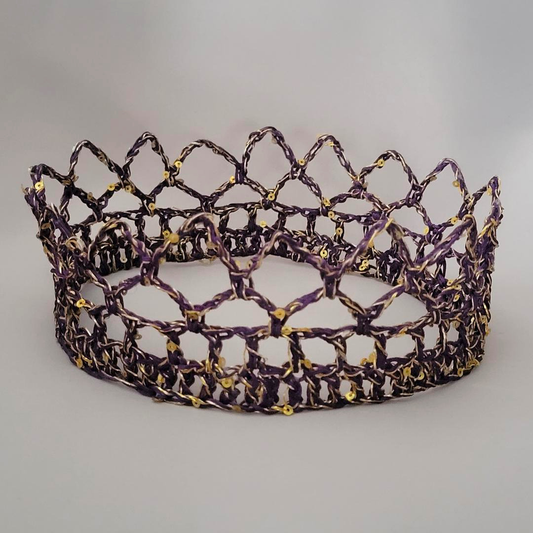 Purple/Gold 6" Crown II