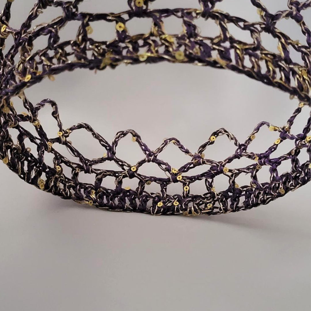 Purple/Gold 6" Crown II