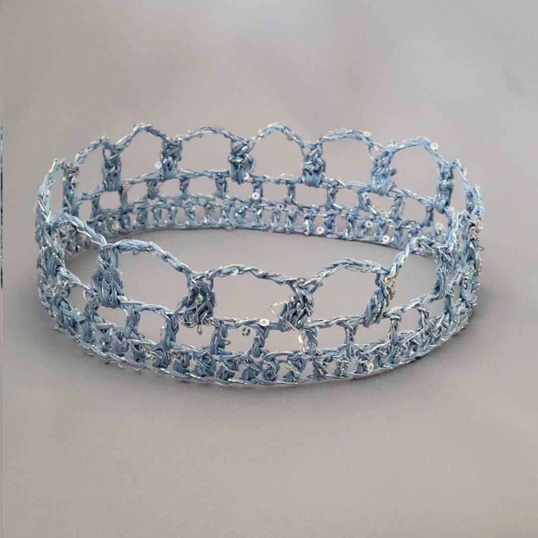 Blue/Silver 6" Crown IV