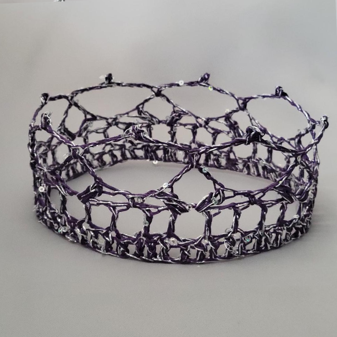 Purple/Silver 6" Crown II