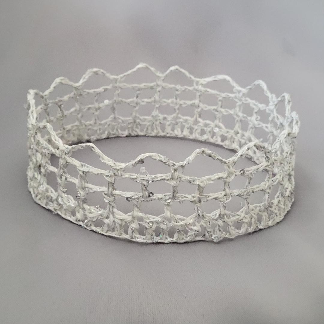 White/Silver 6" Crown I