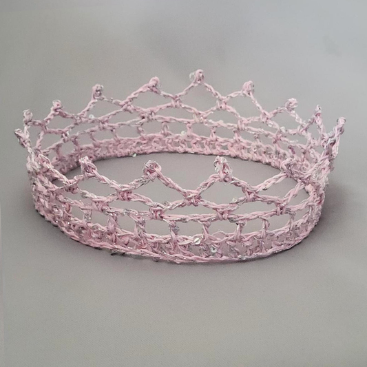 Light Pink/Silver 6" Crown I