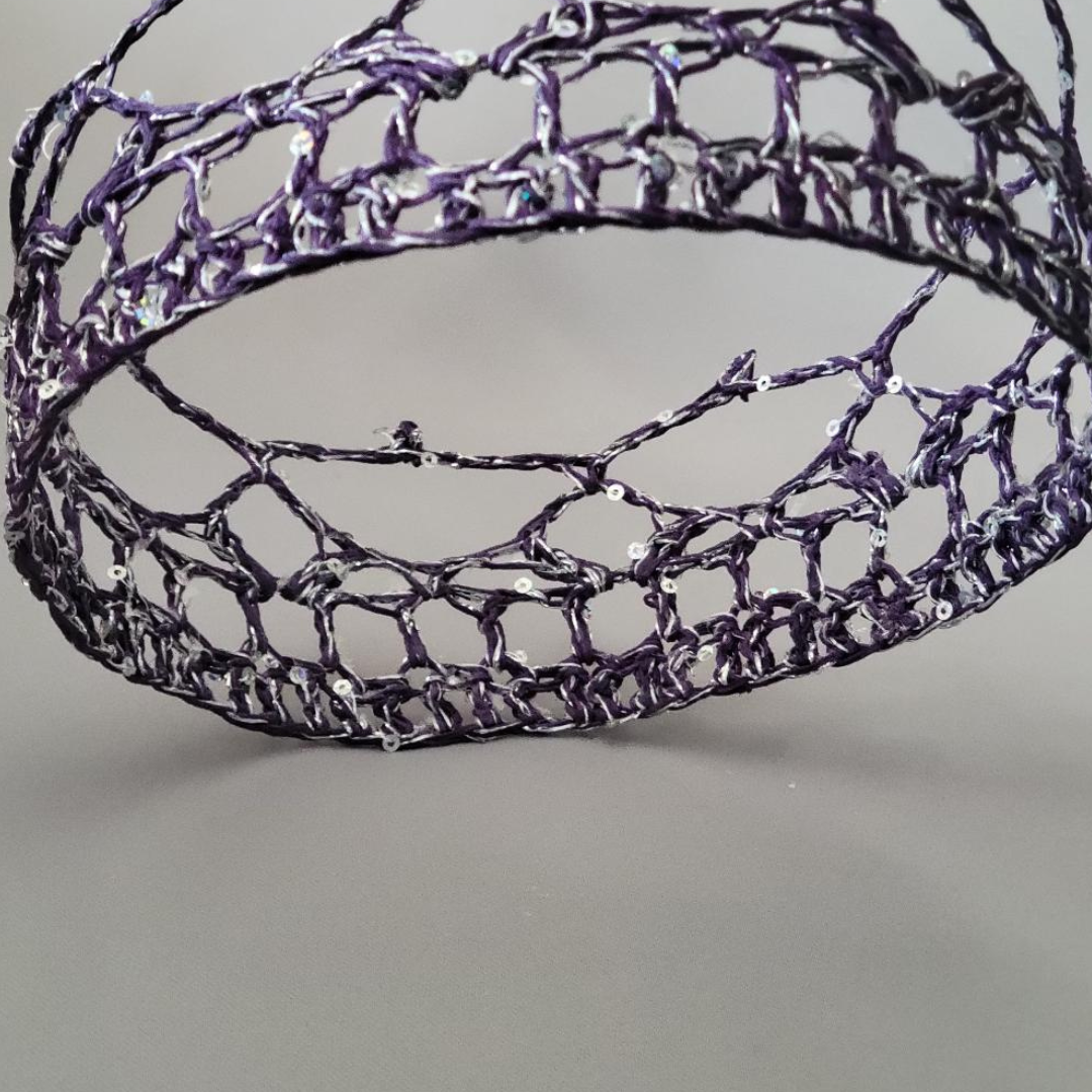 Purple/Silver 6" Crown II