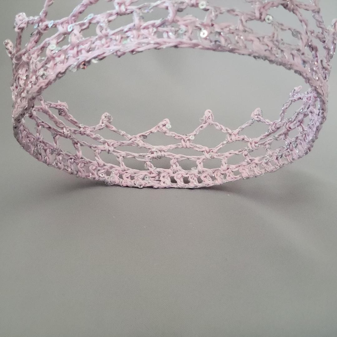 Light Pink/Silver 6" Crown I