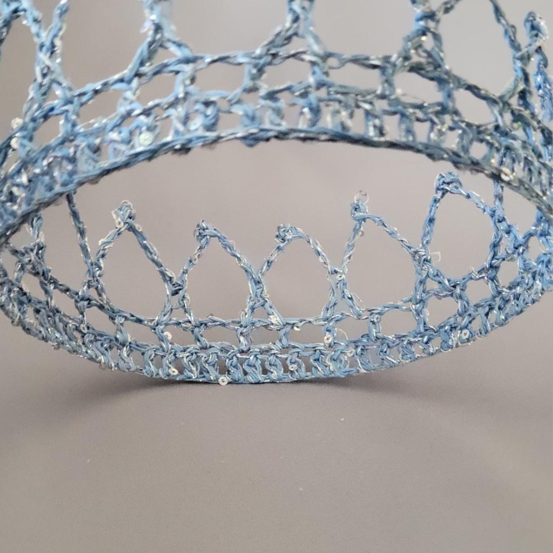Blue/Silver 6" Crown I