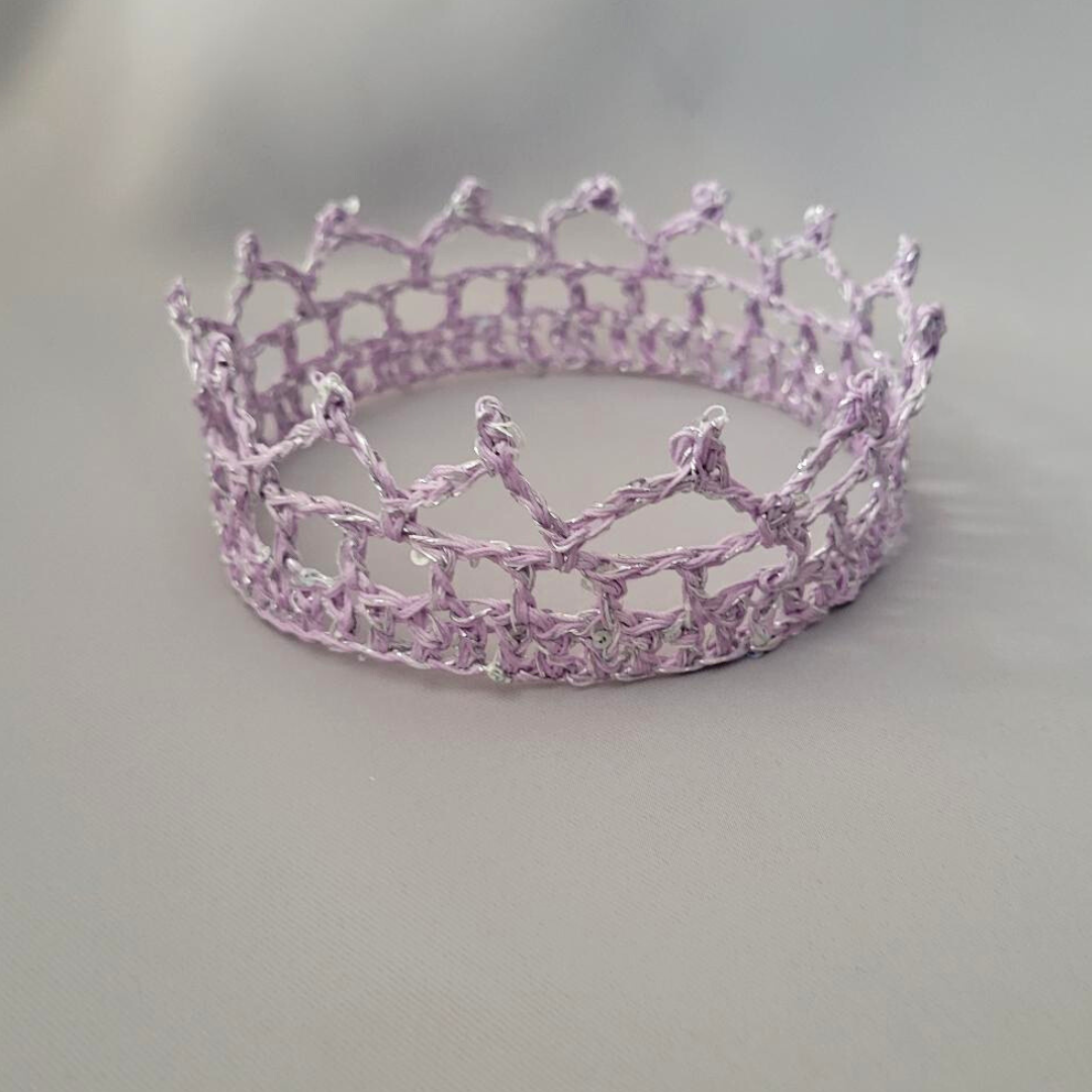 Pink/Silver 5" Baby Crown