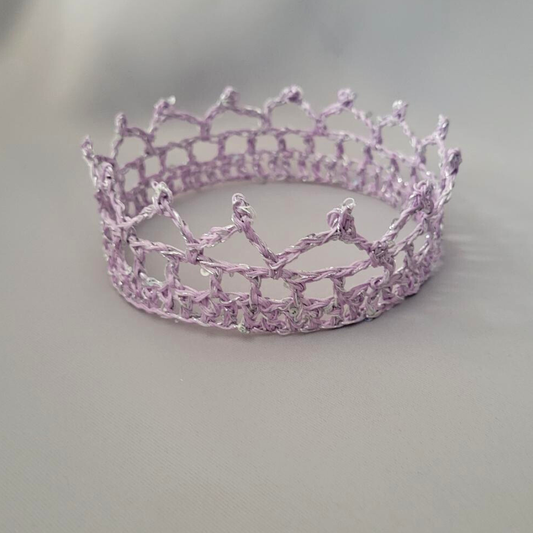Pink/Silver 5" Baby Crown