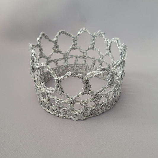 Silver 3 1/2" Pet Crown II