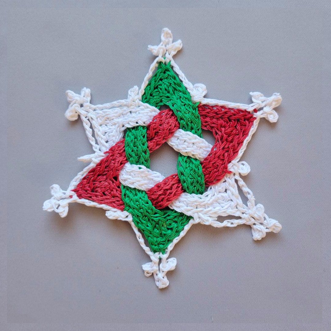 Celtic Star - Green/White/Red