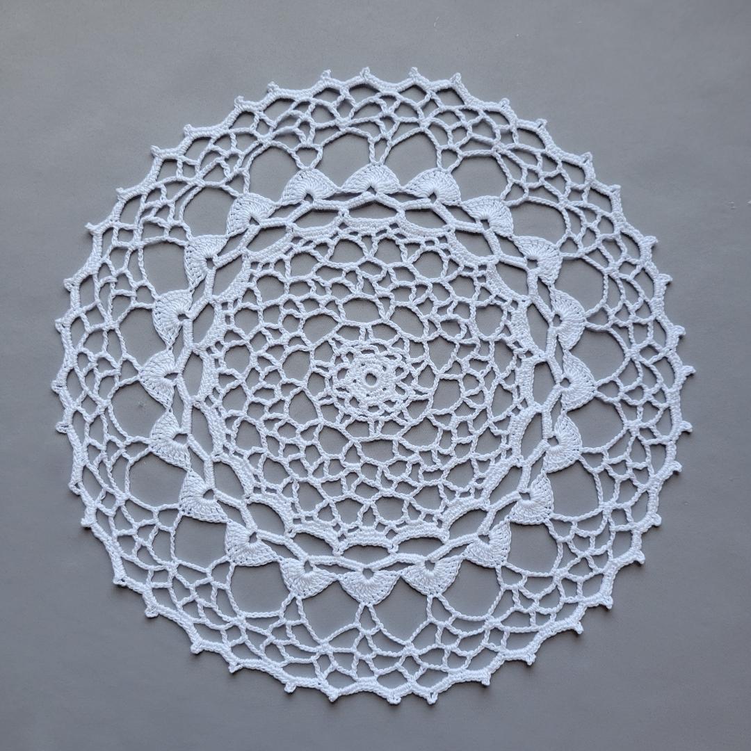 Wheels Within Wheels 12 1/2" Doily